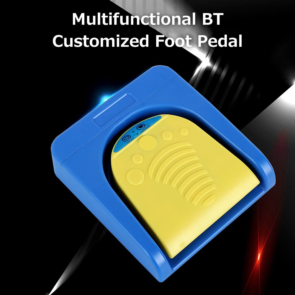 Multi-use Foot Pedal Wireless BT Foot Switch Support BT/USB Wired Connection Stable Transmission Wide Compatibility