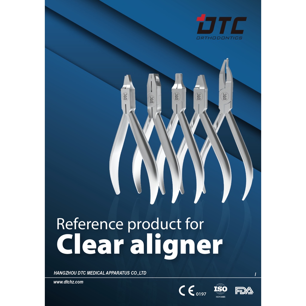 Kềm ngang Horizontal _DTC (CLEAR COLLECTION - HORIZONTAL PLIER)_Chỉnh nha_Dùng trong nha khoa_ [Ảnh thật] [Chính hãng]