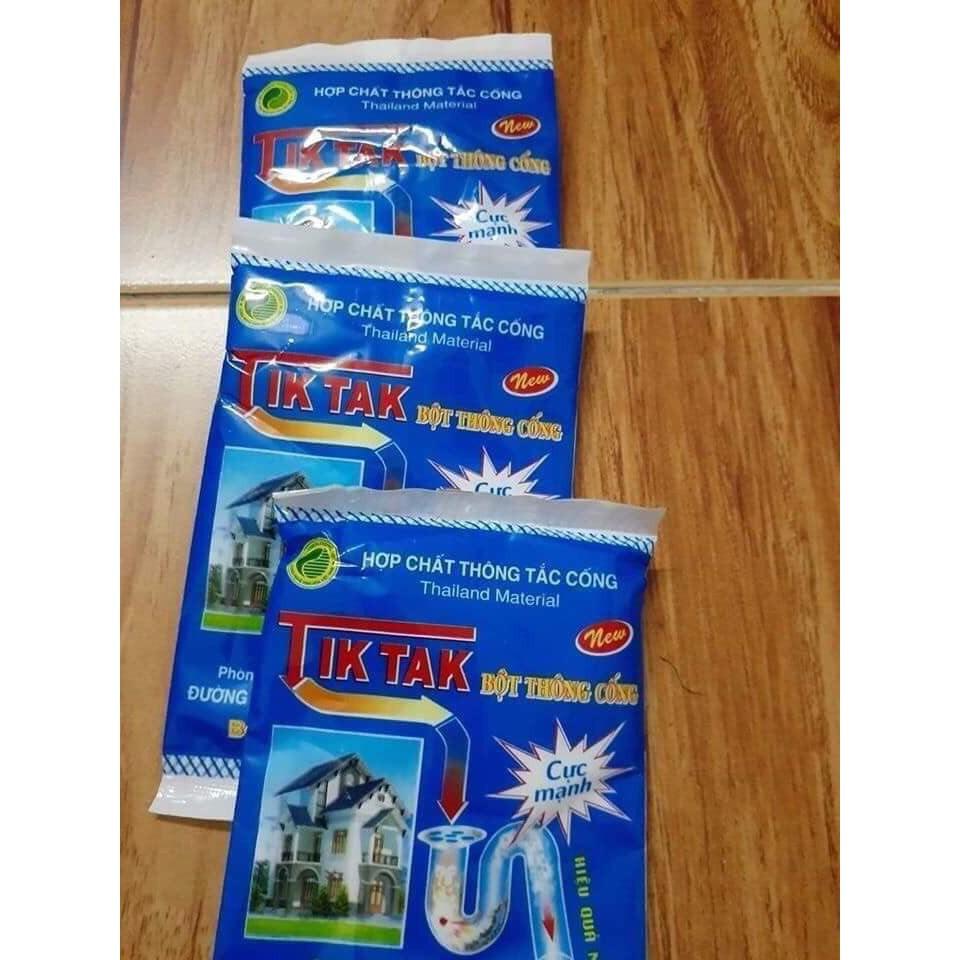 Combo bộ 2 gói thông cống Tik Tak