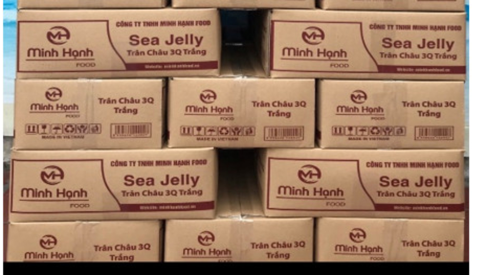 Trân Châu 3Q Sea Jelly Trắng 2 kg / Thạch 3Q Ngọc Trai Sea Jelly (ngon, dai giòn sần sật - dùng trực tiếp mà không cần nấu hay chế biến khác)