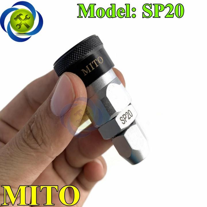 Đầu nối hơi ống nhựa Mito SP20  5 x 8 Hose (đầu cái)