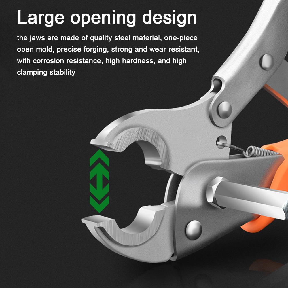 Multifunctional Pipes Steel Clamping Pliers Floor Heating Pipes Quick Installation Removal Tool Special Floor Heating Repairing Tools