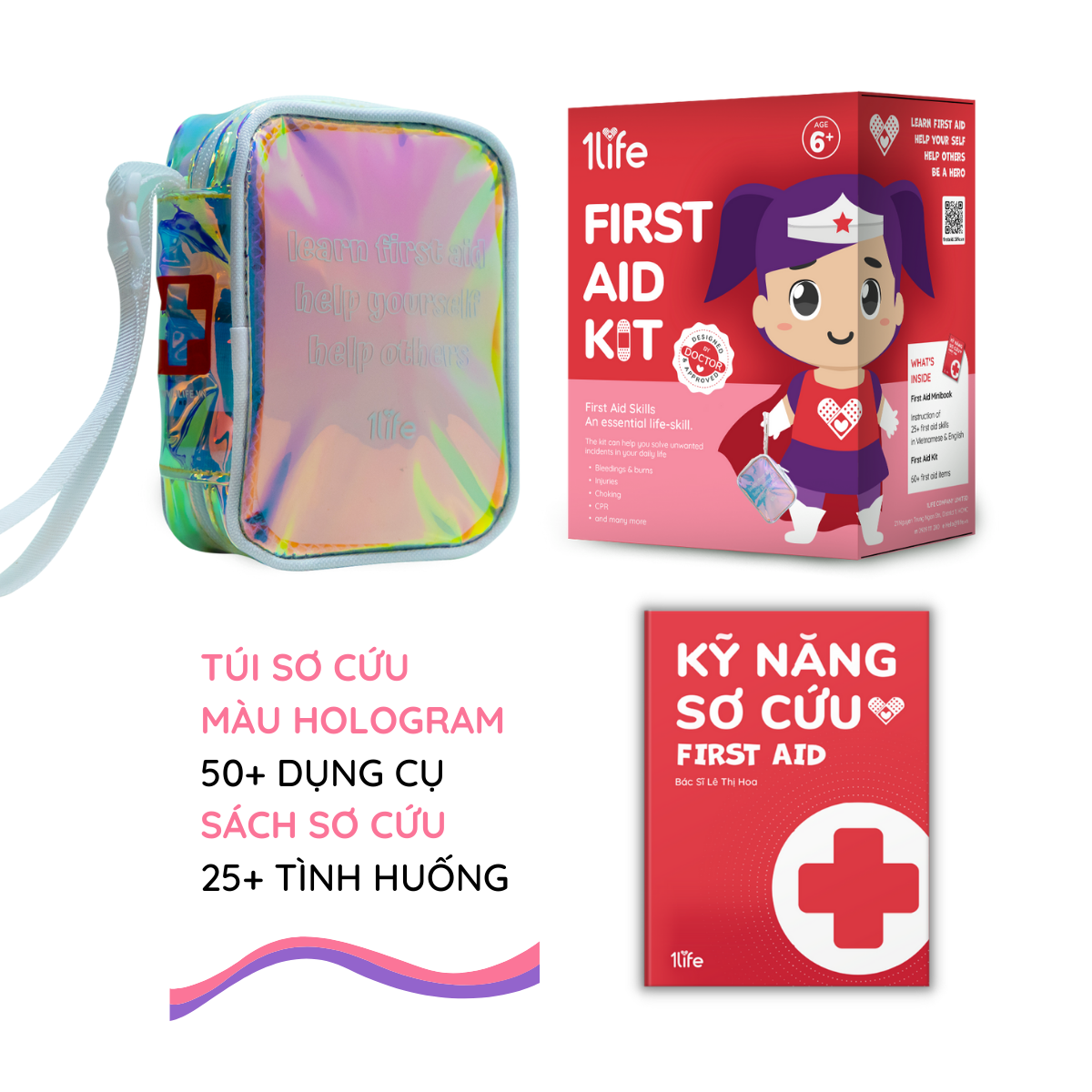 BỘ SƠ CỨU HERO - CÔNG CỤ HỌC KỸ NĂNG SỐNG CHO TRẺ EM