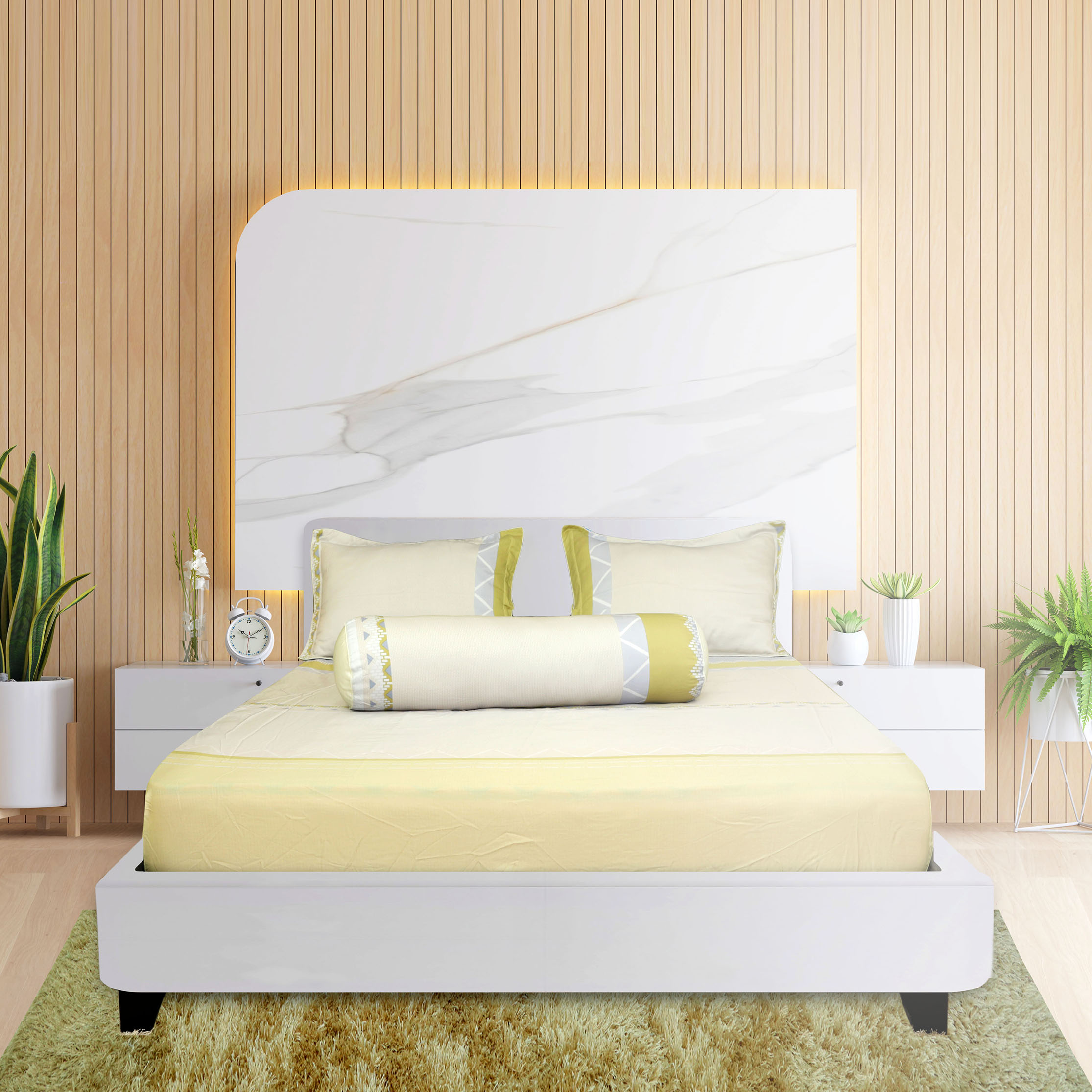 Bộ Drap Gối Tencel Thắng Lợi - Chính Hãng - 180X200 - Mẫu B