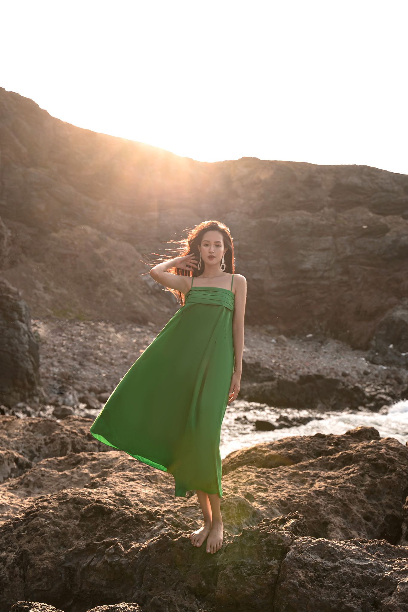 OLV - Đầm Venia Dress in Green