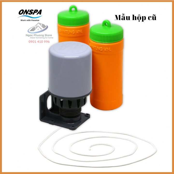 Phao Điện bơm nước ONPAS Tự động ngắt mở, Chống Tràn Chống Cạn, Tiếp Điểm Mạ Bạc Siêu Bền ST-70AB15