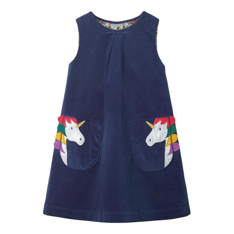 TA176 Váy cotton cho bé gái Pony dáng A LittleMaven S0918 [Giá tốt]