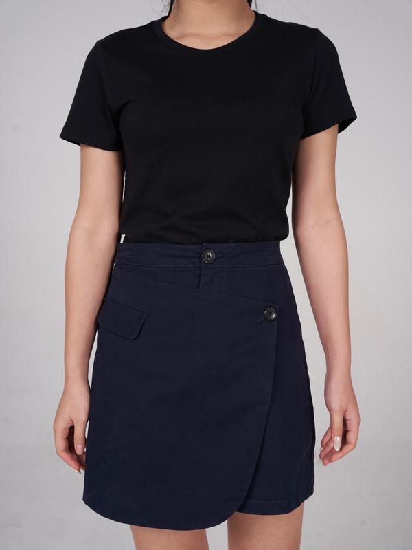 Áo thun trơn nữ YODY cổ tròn, phông tay ngắn chất vải cotton co giãn 6 màu basic TSN5302