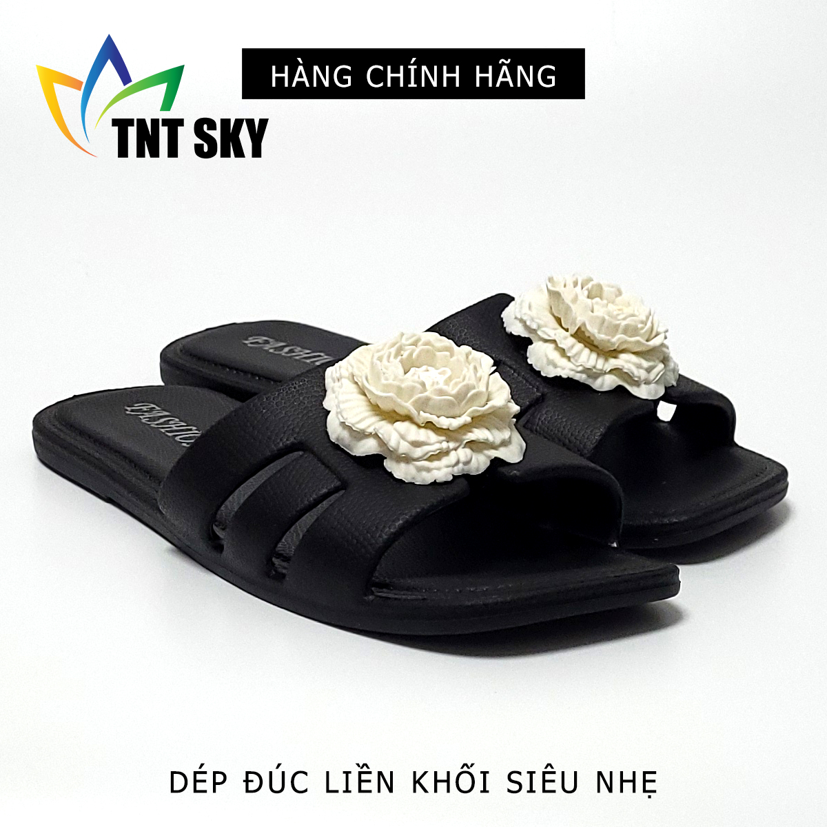 Dép Nữ Quai Ngang Đúc Liền Khối Siêu Nhẹ - Hàng Chính Hãng - TK520