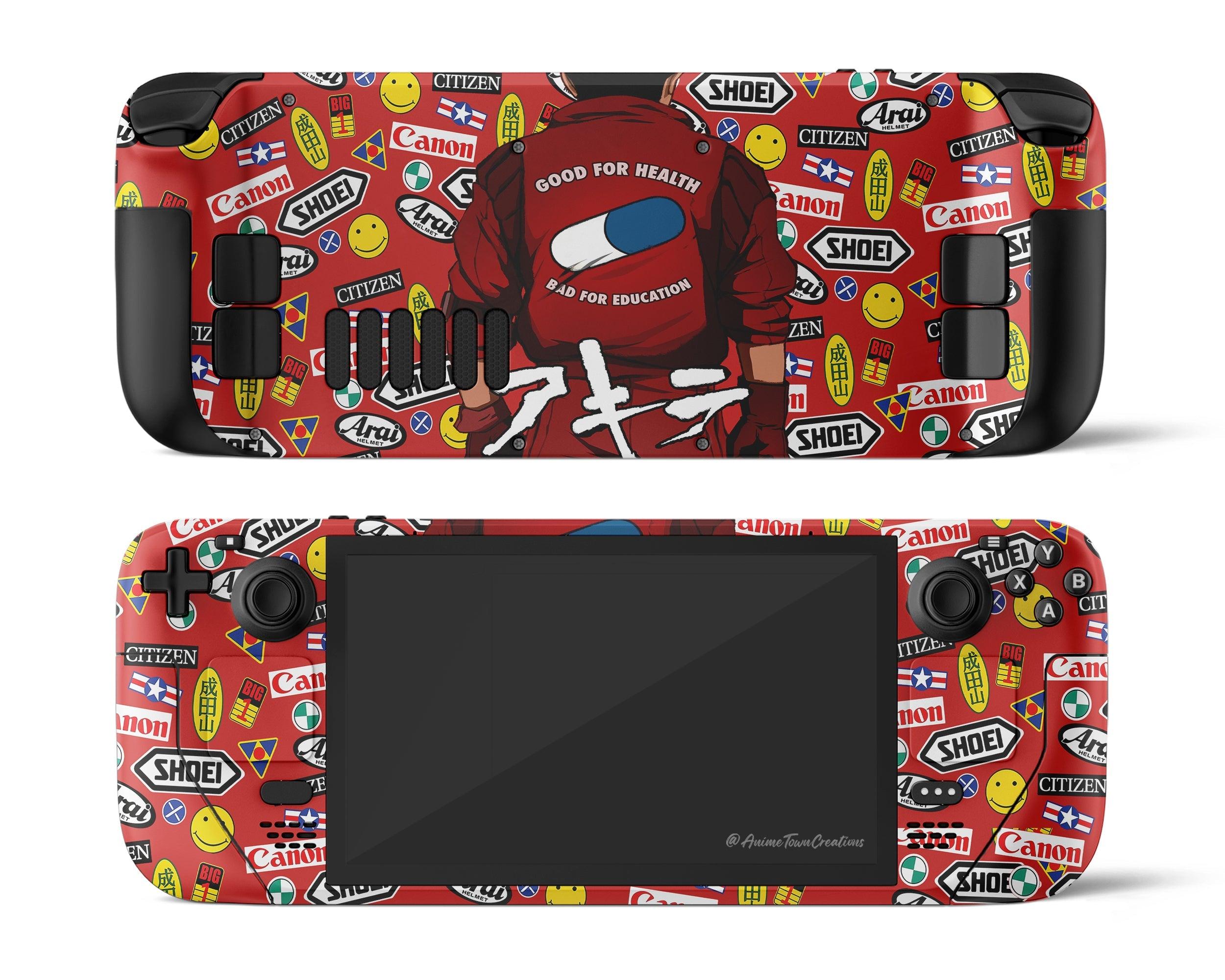 Skin dán Steam Deck mẫu Akira Classic Biker (Đã cắt sẵn chi tiết, dễ dán)