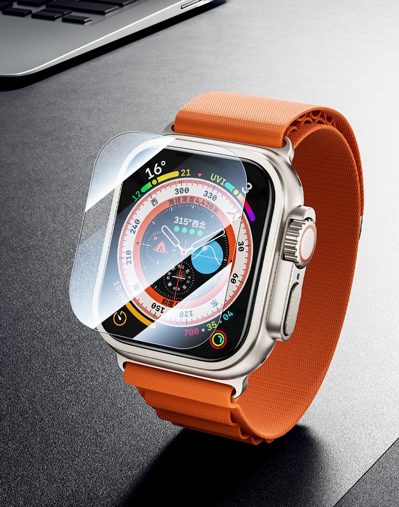 Dán cường lực GOR dành cho Apple Watch Ultra (Bộ 3 Miếng )- Hàng Chính Hãng