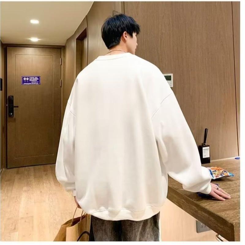 Áo Sweater Tay Dài Dáng Rộng In Họa Tiết Ngân Hàng Sáng Tạo Thời Trang Mùa Thu Cho Nam Và Nữ size M-3XL