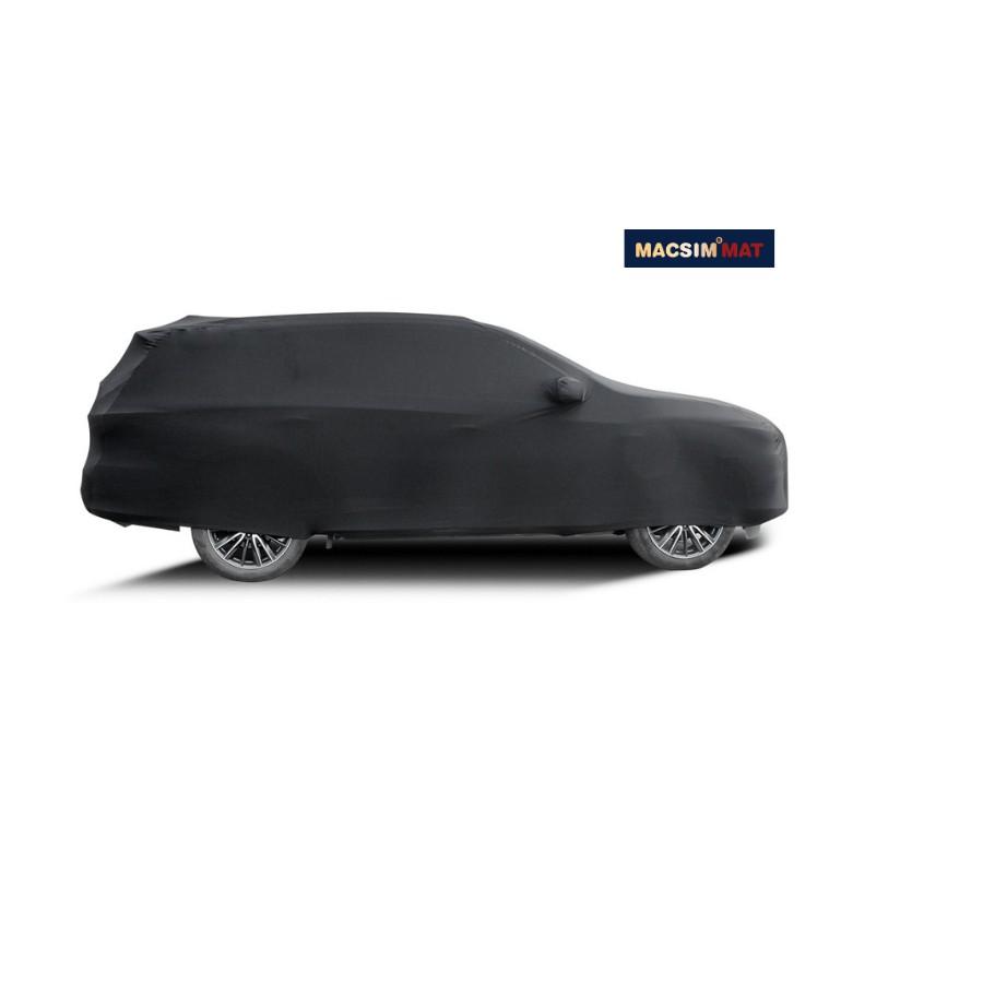 Bạt phủ cao cấp ô tô Mercedes E nhãn hiệu Macsim sử dụng trong nhà chất liệu vải thun - màu đen và màu đỏ