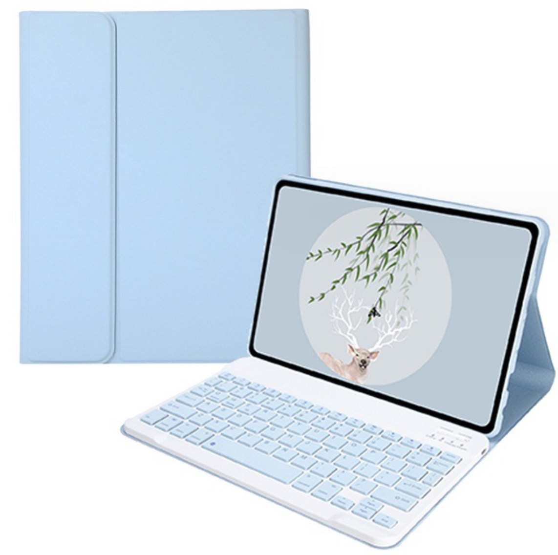 Bao da case ốp silicone kèm bàn phím bluetooth cho ipad 10.2, 10.5, 10.9, Pro 11 inch - HÀNG CHÍNH HÃNG