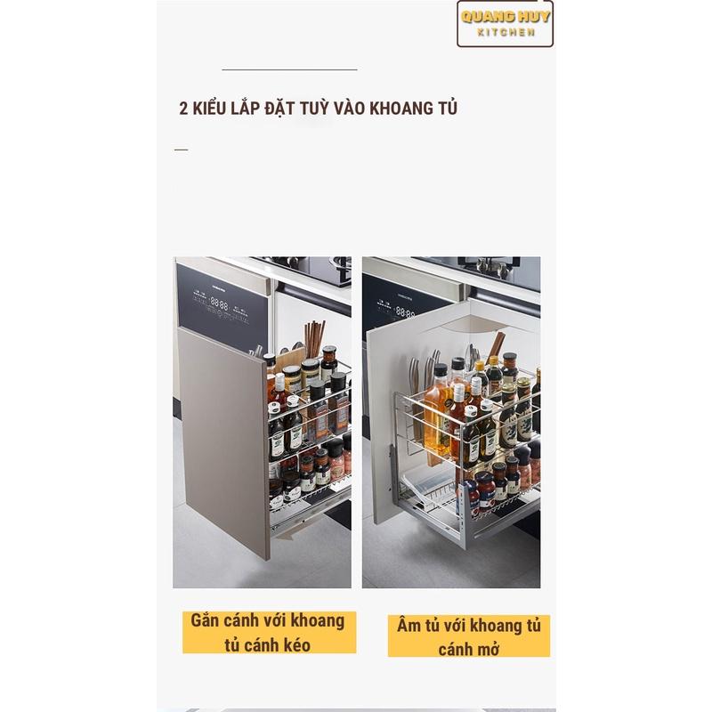 Giá thớt inox 201 nan vuông