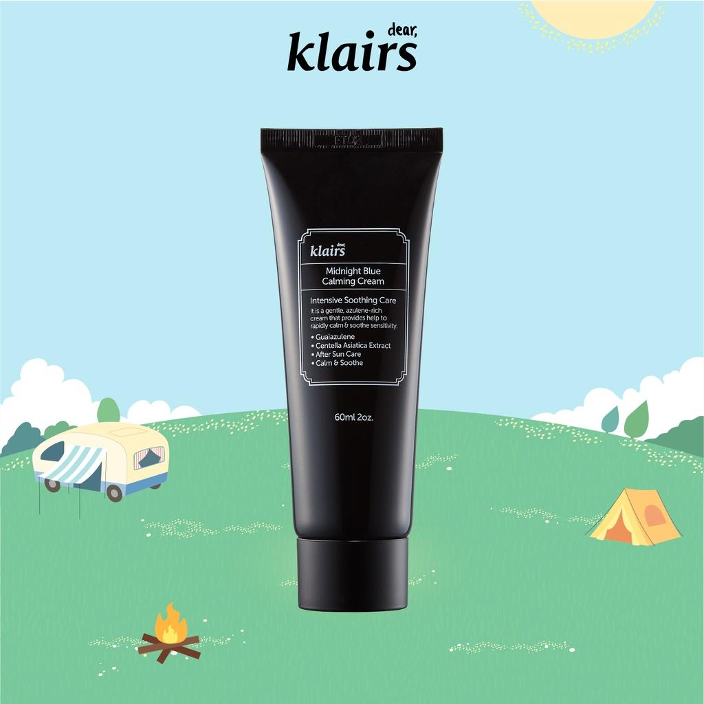 Kem dưỡng da Dear, Klairs Midnight Blue Calming Cream 60ml