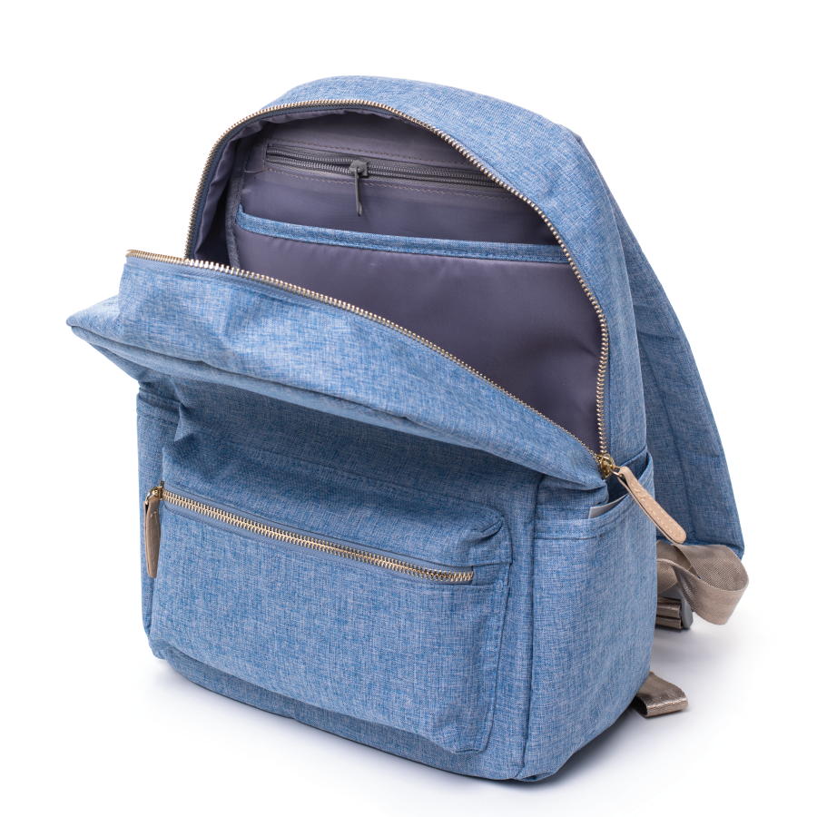 Balo nữ AGVA Stella 13.3 inch - Mã LTB351DENIMBLUE Xanh dương - Kích thước Ngang 29 x Rộng 14 x Cao 36 cm - Bảo hành 02 năm chính hãng