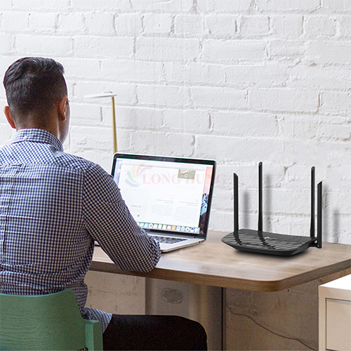 Thiết bị định tuyến mạng không dây TP-Link Router Full Gigabit MU-MIMO AC1200 Acher C6 - Hàng chính hãng