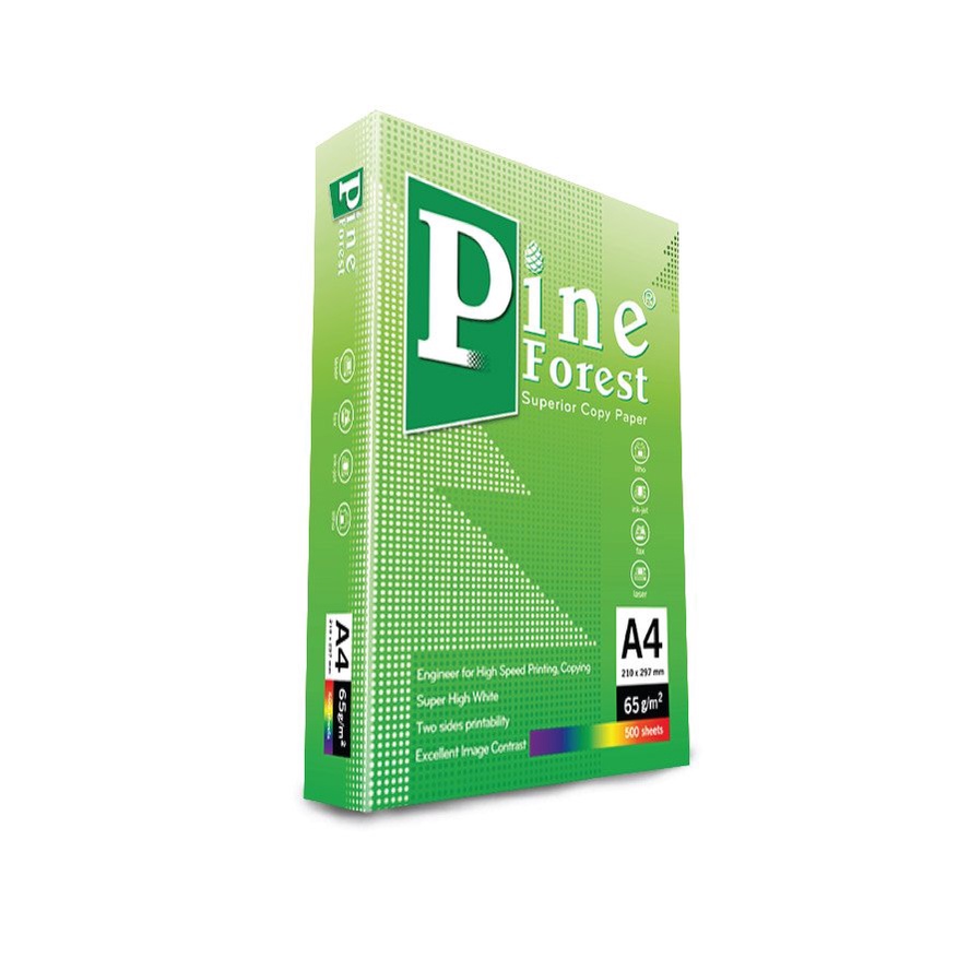 Giấy photo Pine Forest A4 ĐL 65g/m2 ( 500 tờ/1 ram )