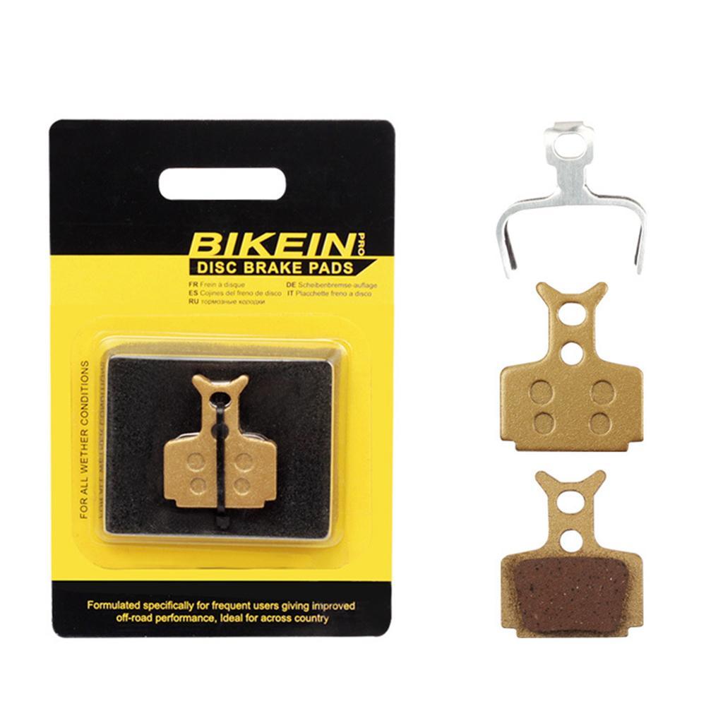 MTB Bike Brake Pads Size: 27.8 x 35 x 4mm/1.09 x 1.38 x 0.16inch, Metal Bike Brake System Accessories