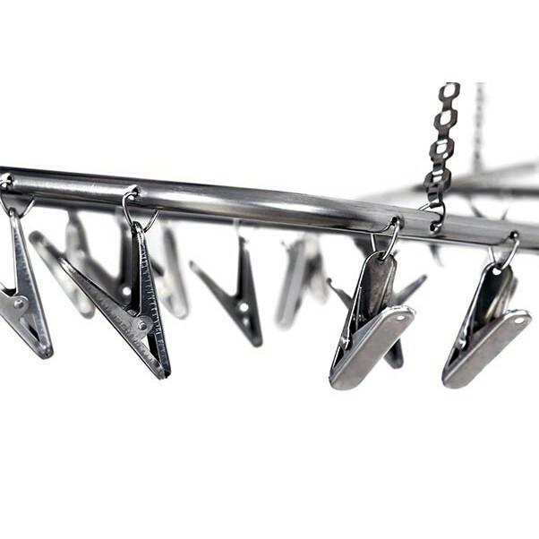 Móc chùm, móc tròn inox phơi quần áo trẻ em