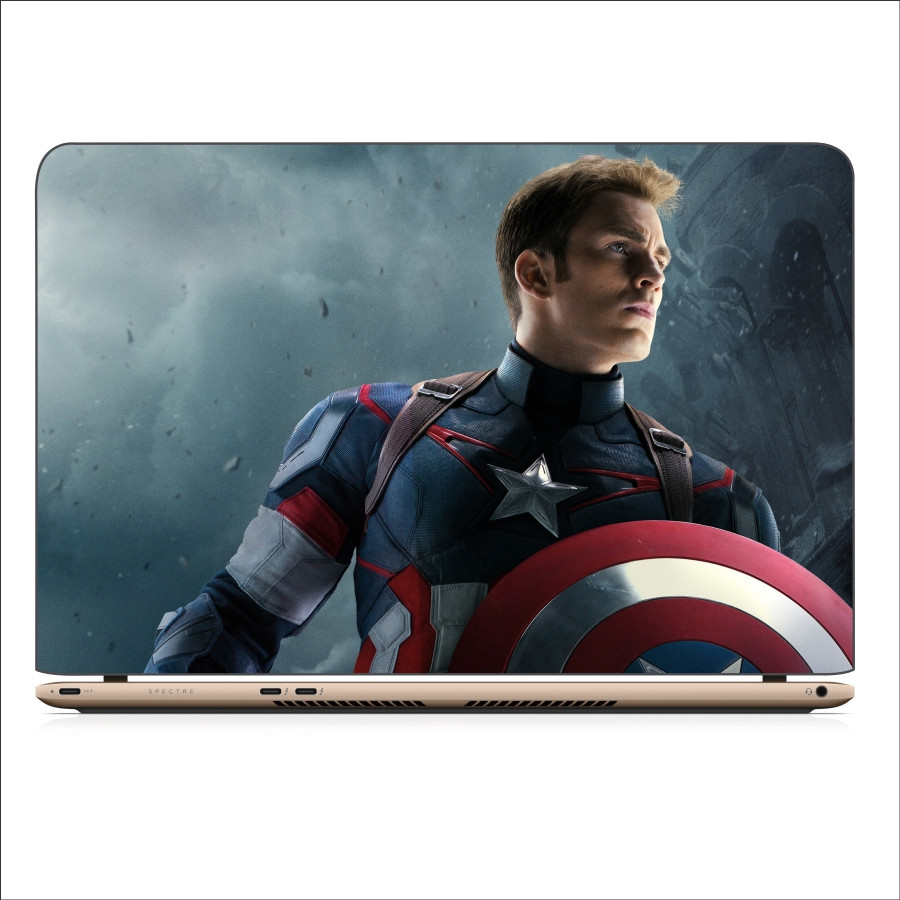 Miếng Dán Skin In Decal Dành Cho Laptop - Captain America 1