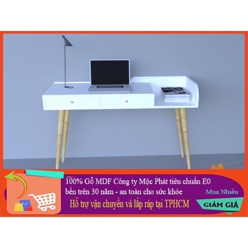 Made in Việt Nam Bàn làm việc , Bàn học , bàn học sinh ngăn kéo- gỗ mdf 17mm công ty Mộc Phát độ bền trên 30 năm AN001