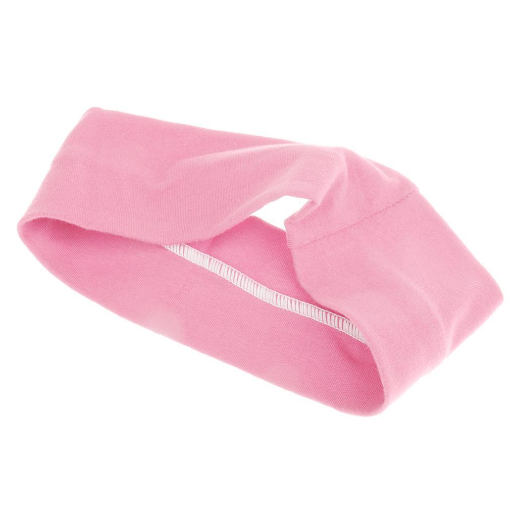 Headband Sweatband Workout Stretch Headband Hair Band Pink