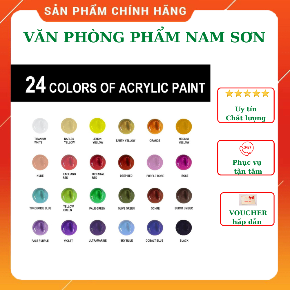 Màu Himi Acrylic hộp 100ml