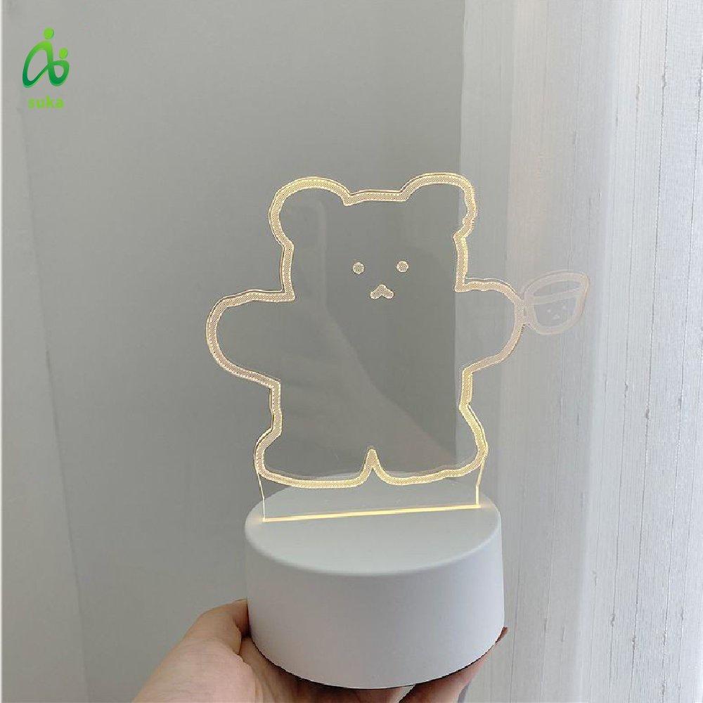 Đèn ngủ trang trí led Animal 3D, trang trí phòng, sự kiện, Quà tặng SK