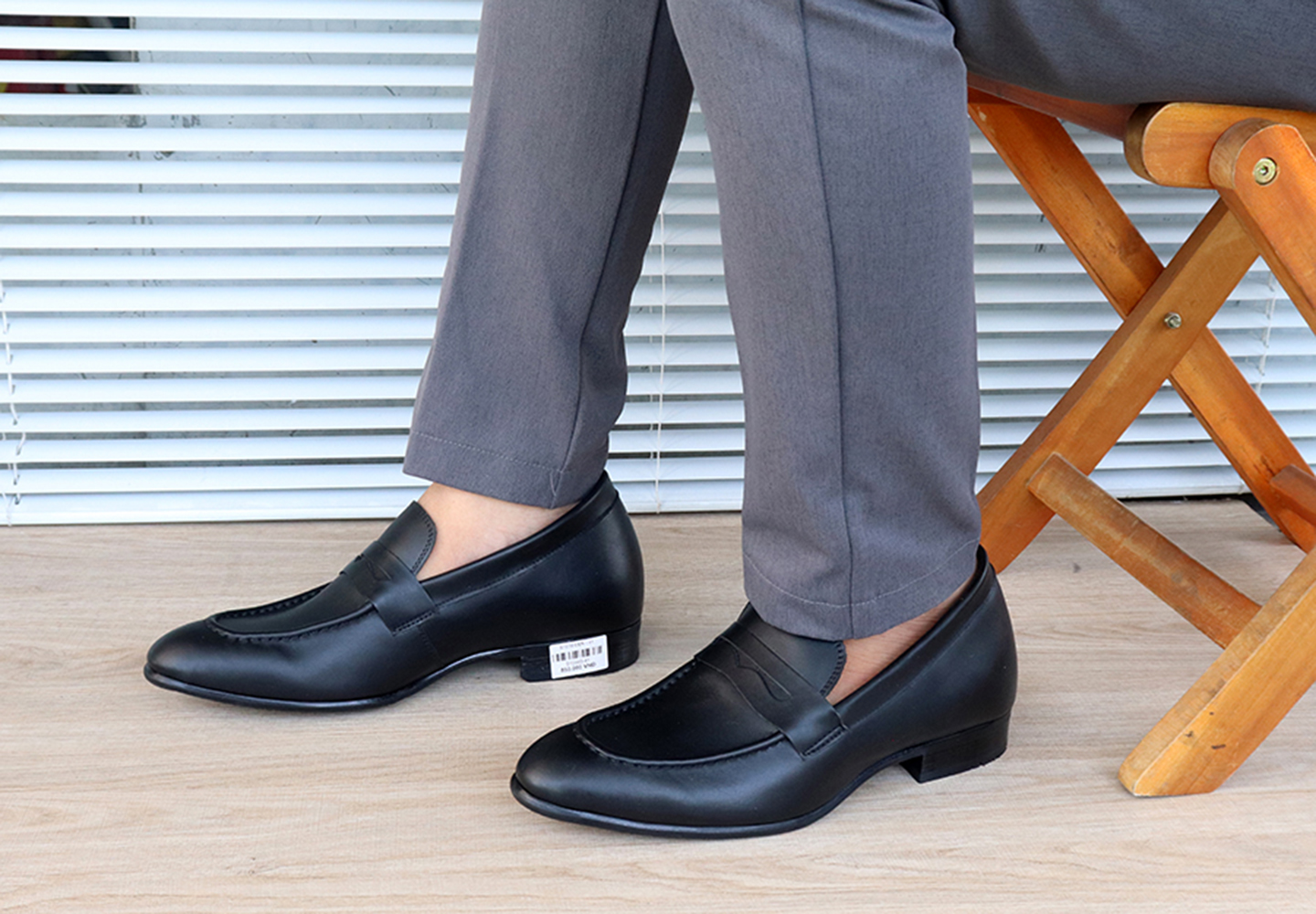 GIÀY TĂNG CHIỀU CAO GIÀY CAO DÀNH CHO NAM GIỚI T&TRA S1039 DA TRƠN - CAO 6CM GIÀY ĐỘN NAM CAO VƯỢT TRỘI