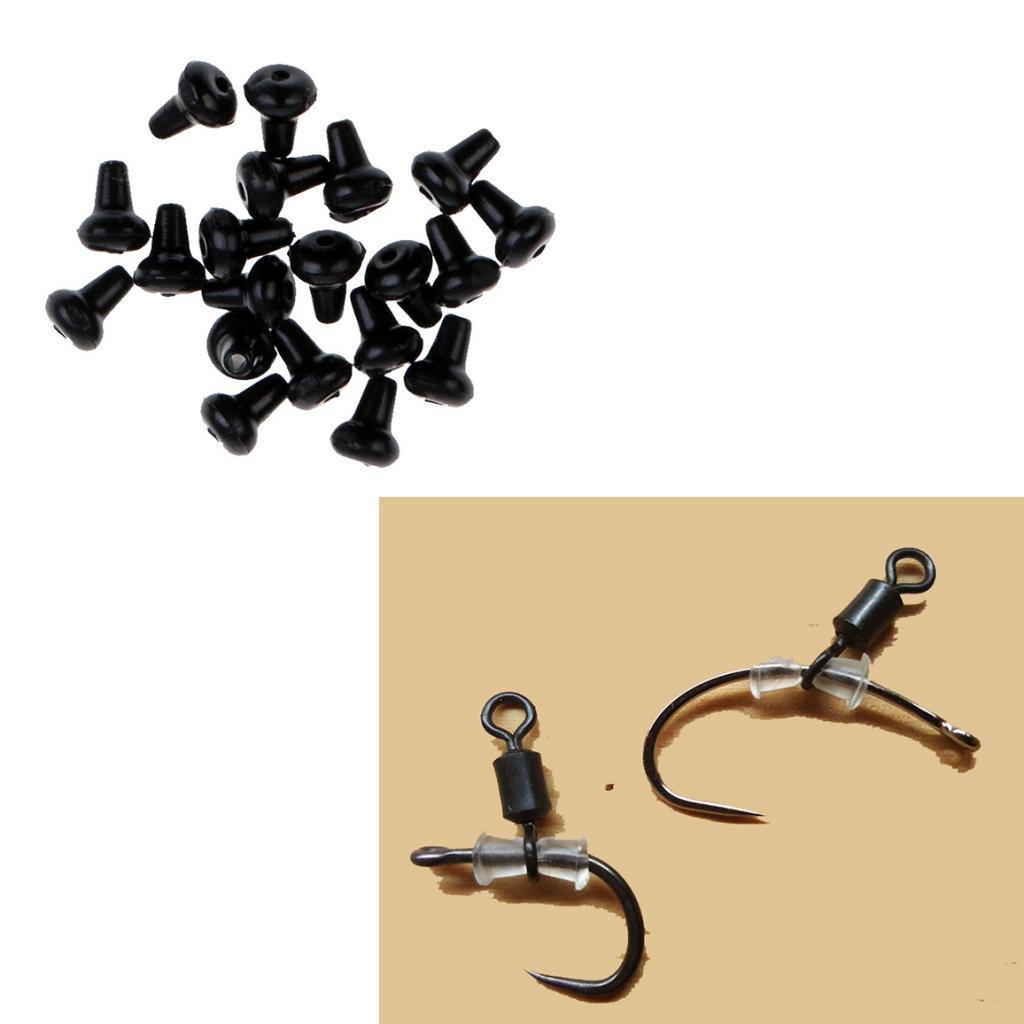 Fishing Hook Stopper Bait Stop Beads Hair Rig Stops Holder Bait Stopper