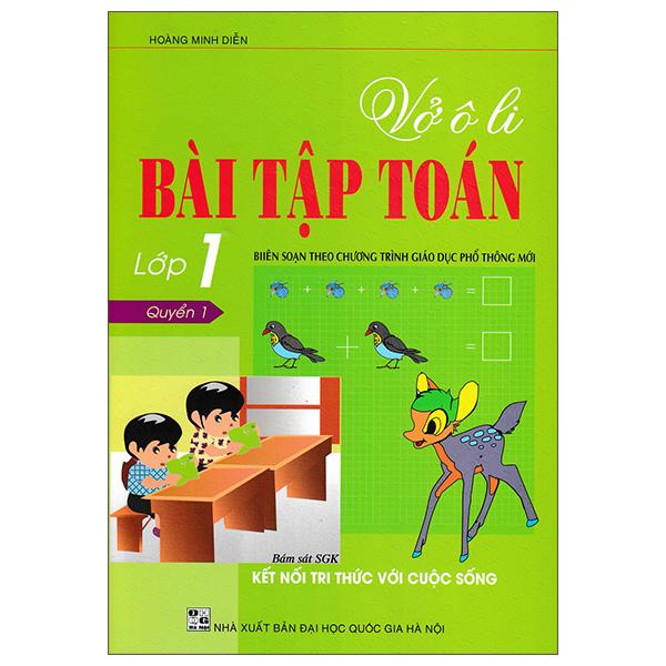 Sách - Vở Ô Li Bài Tập Toán Lớp 1 - Quyển 1 (Kết Nối)