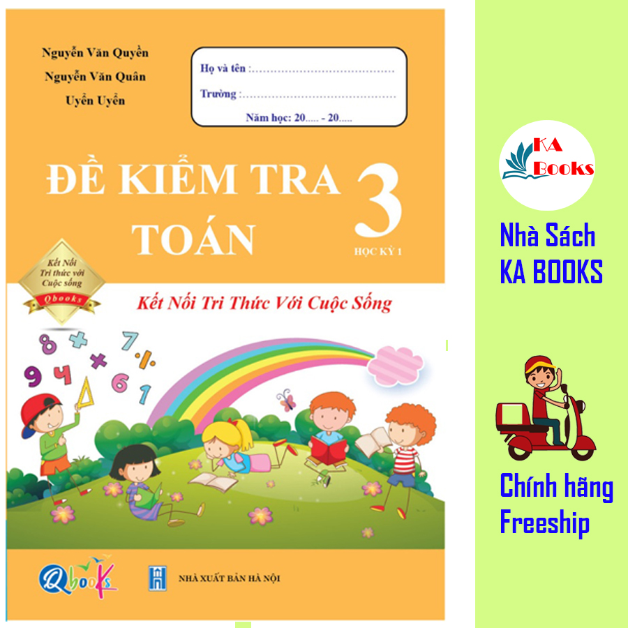 Combo Bài tập hàng ngày, Bài Tập Tuần, Đề Kiểm Tra Toán và Tiếng Việt Lớp 3 - Kỳ 1 - Kết nối (6 quyển)