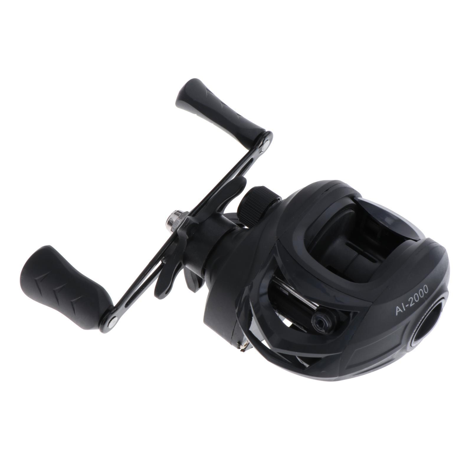 Baitcasting Speeds 7.2:1 Casting Fishing Reel 12 1BB 8KG
