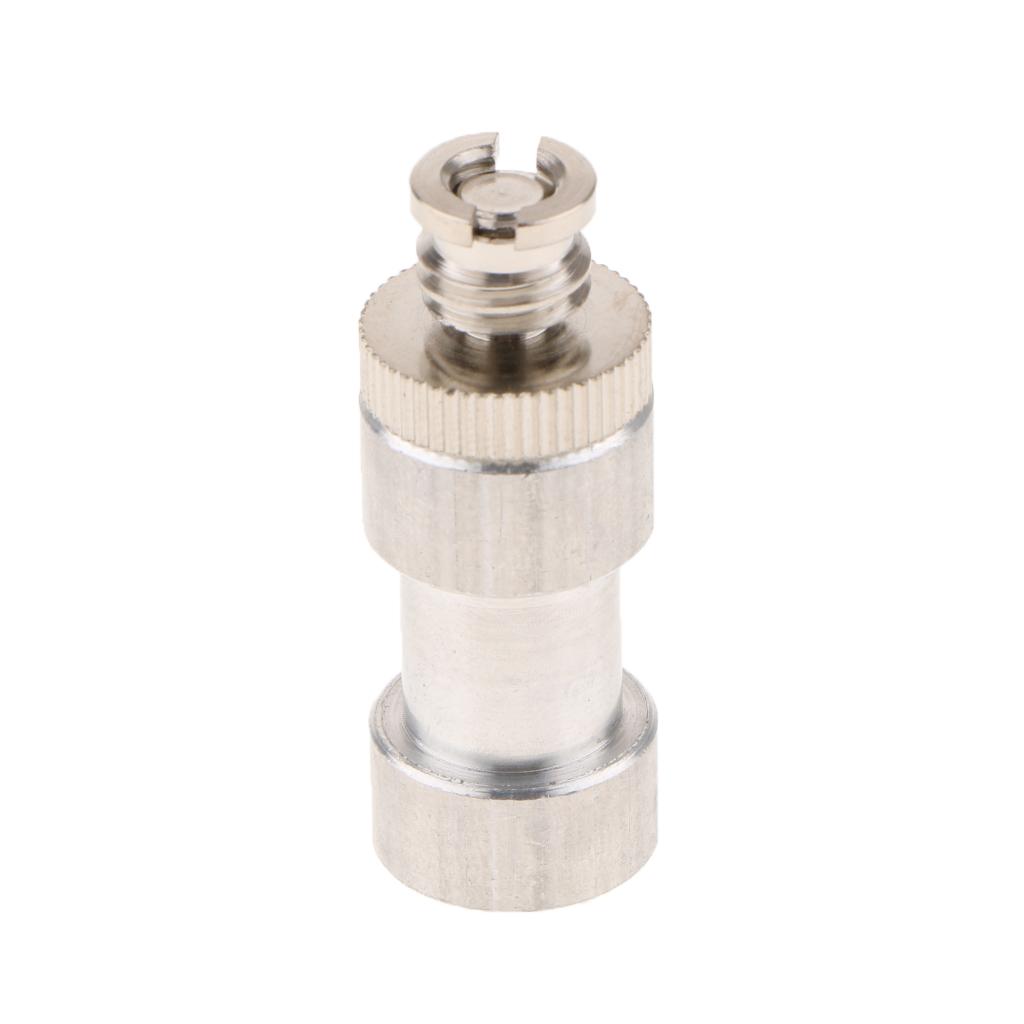 2 Pack 3in1 Tripod Screw Converter Adapter Mount 1/4" to 3/8" Stud Bolt Kit