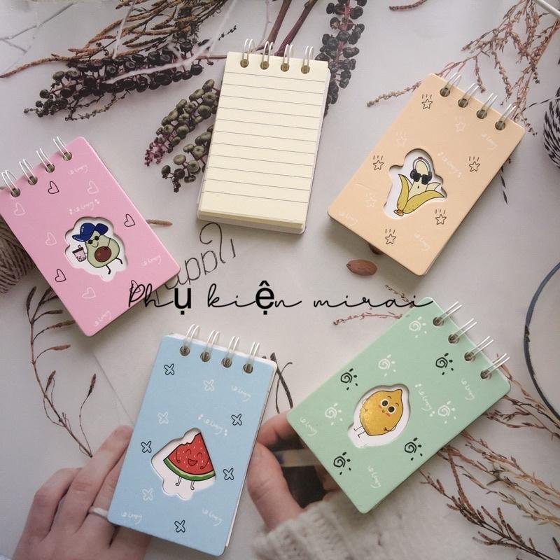 SỔ TAY HÌNH TRÁI CÂY