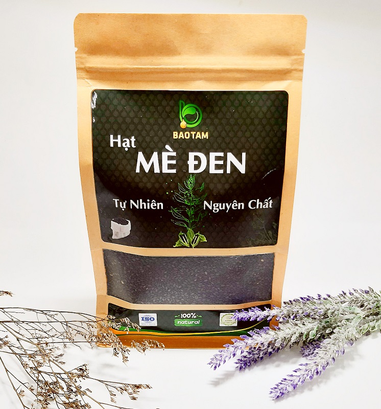 Hạt Mè đen Thuần chủng Tự nhiên Cao cấp Bảo Tâm - 150g, 250g, 500g