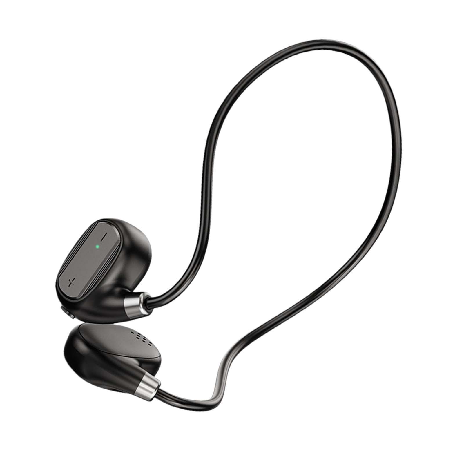 Open Ear Bluetooth Headphone Hands Free Headset for Gym Hiking Driving Black