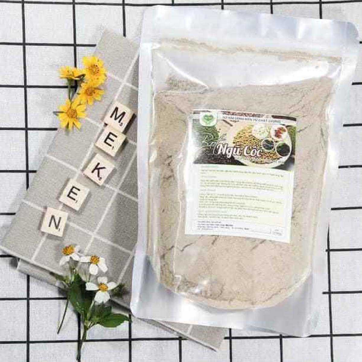 Bột ngũ cốc Mẹ Ken 500gr tặng kèm miếng lót ly
