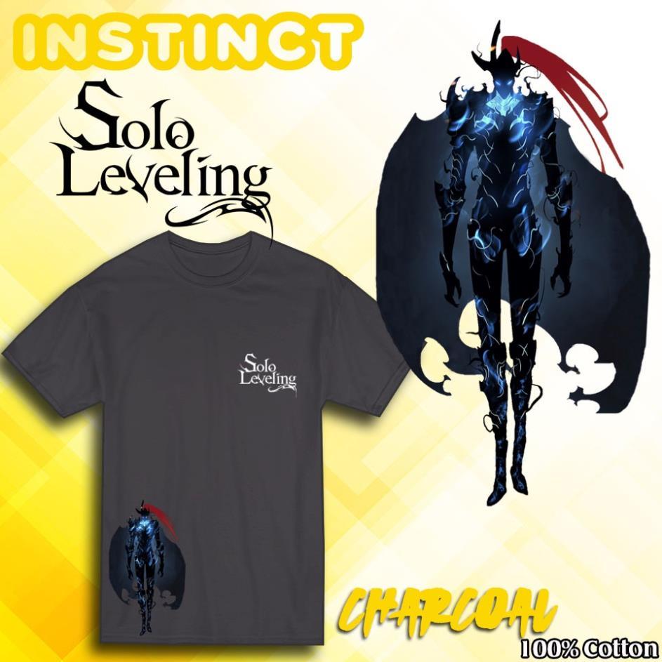 Áo phông Solo Leveling Jin Woo màu đen cực ngầu giá tận xưởng