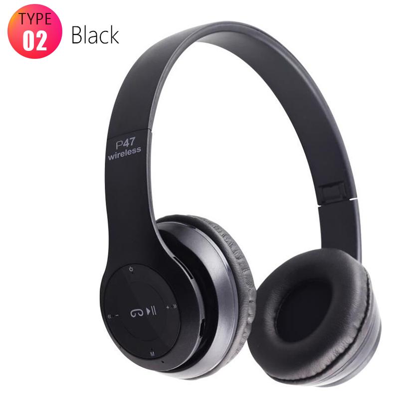 Wireles Bluetooth Tai Nghe Over-Ear Có Thể Gấp Gọn Nhiều Màu Sắc Stereo Máy Tính Không Dây Tai Nghe Khử Tiếng Ồn HIFI Trò Chơi Truyền Hình Tai Nghe