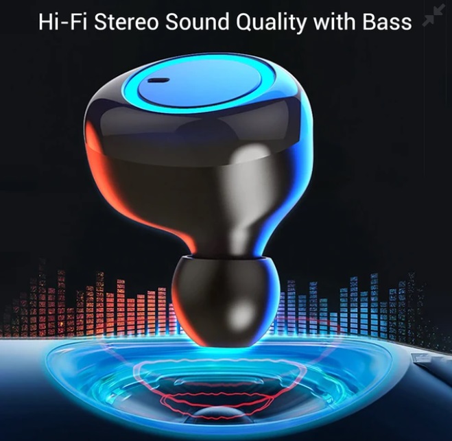 Tai Nghe Bluetooth Bluetoshita True Wireless AirBuds Tai Nghe Không Dây Âm Thanh Vòm 7.1 Super Bass BE96J Hàng Chính Hãng