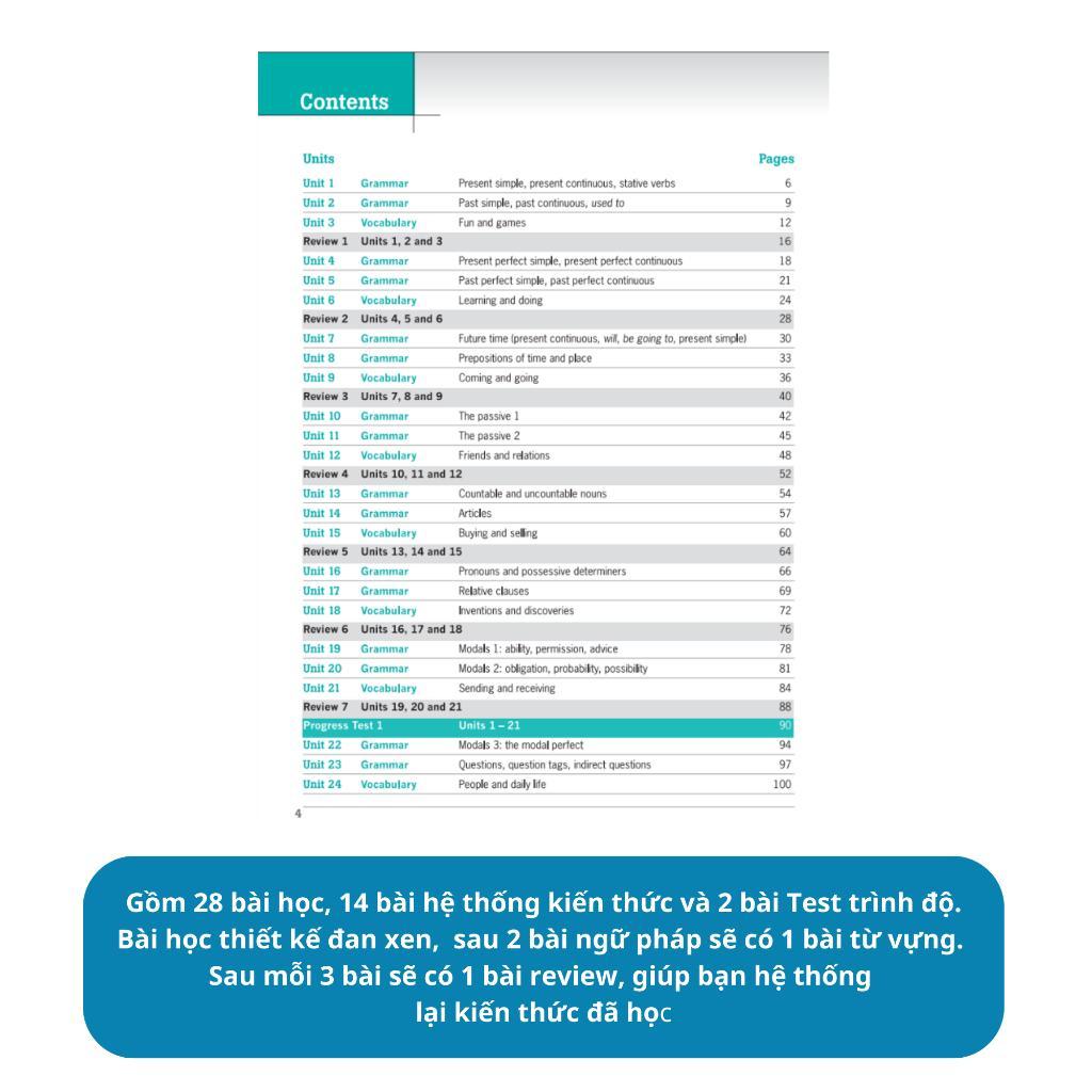 Sách - Destination Grammar &amp; Vocabulary B1, B2, C1 &amp; C2 - Kèm Đáp Án - MCBooks