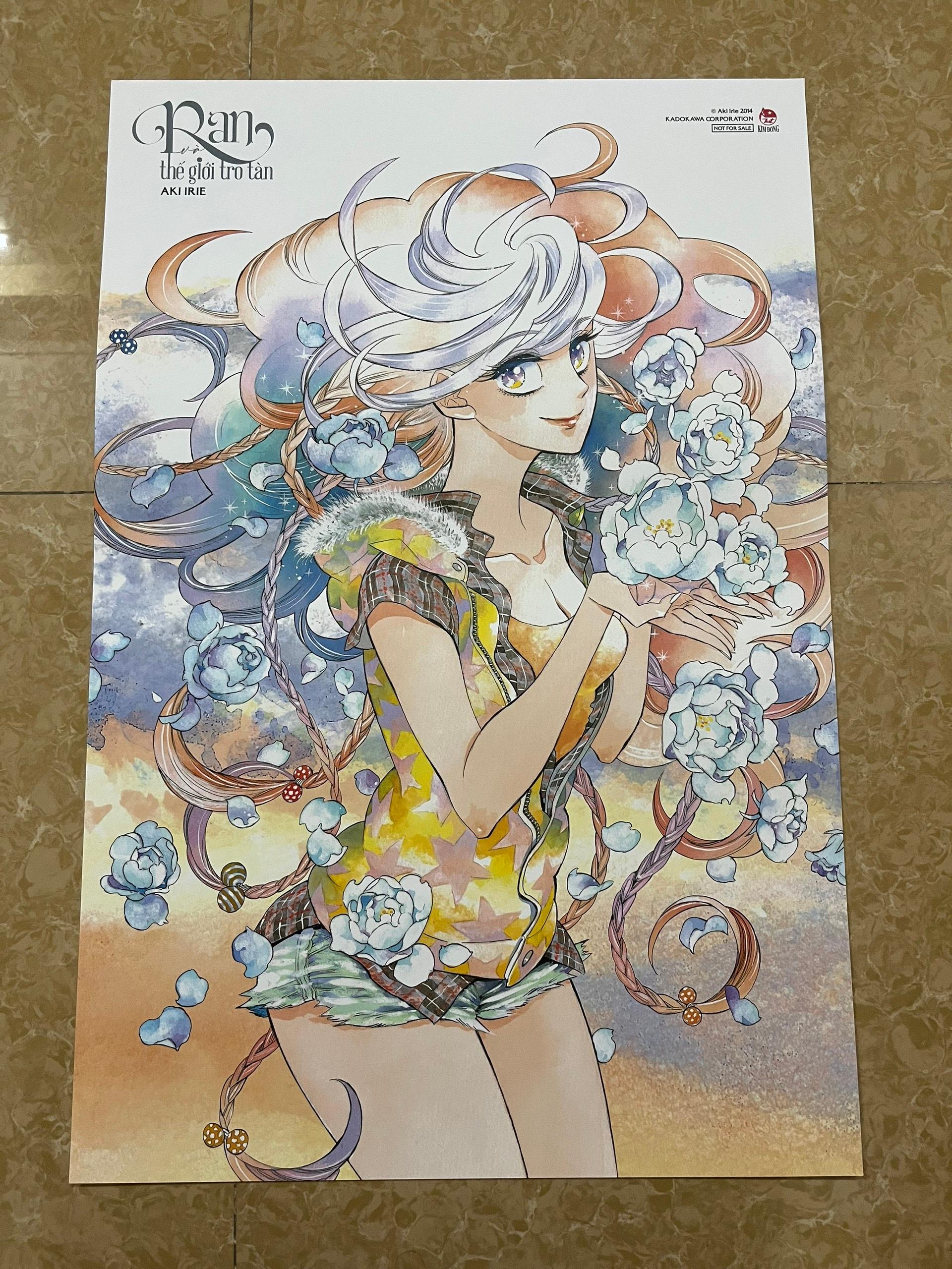 Poster Ran và Thế giới tro tàn - Lễ hội Việt Nam - Nhật Bản ở Đà Nẵng - NXB Kim Đồng