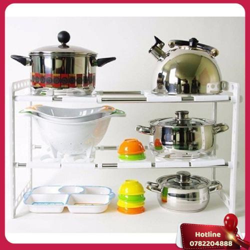Kệ Gầm Bếp - Kệ Gầm Bếp Tặng Kèm Miếng Lót Nồi Rửa Bát Silicol Siêu Tiện Lơị - Miễn Phí Vận Chuyển