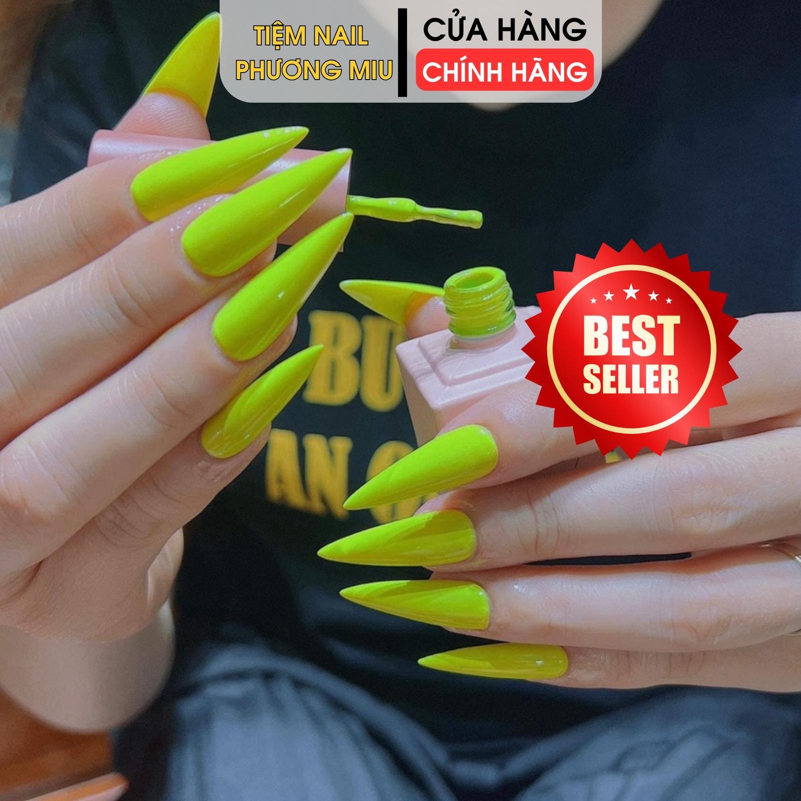 Sơn Gel Xanh Neon Mùa Hè 15ml Làm Nail Đẹp, Độ Bóng Cao, Bền Màu Lâu Dài, Không Chứa Chất Bảo Quản, Không Mùi Dễ Chịu Women Nữ