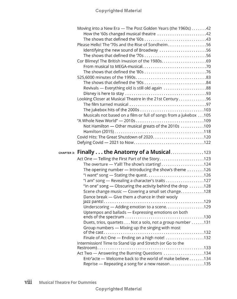 Sách ngoại văn: Musical Theatre For Dummies