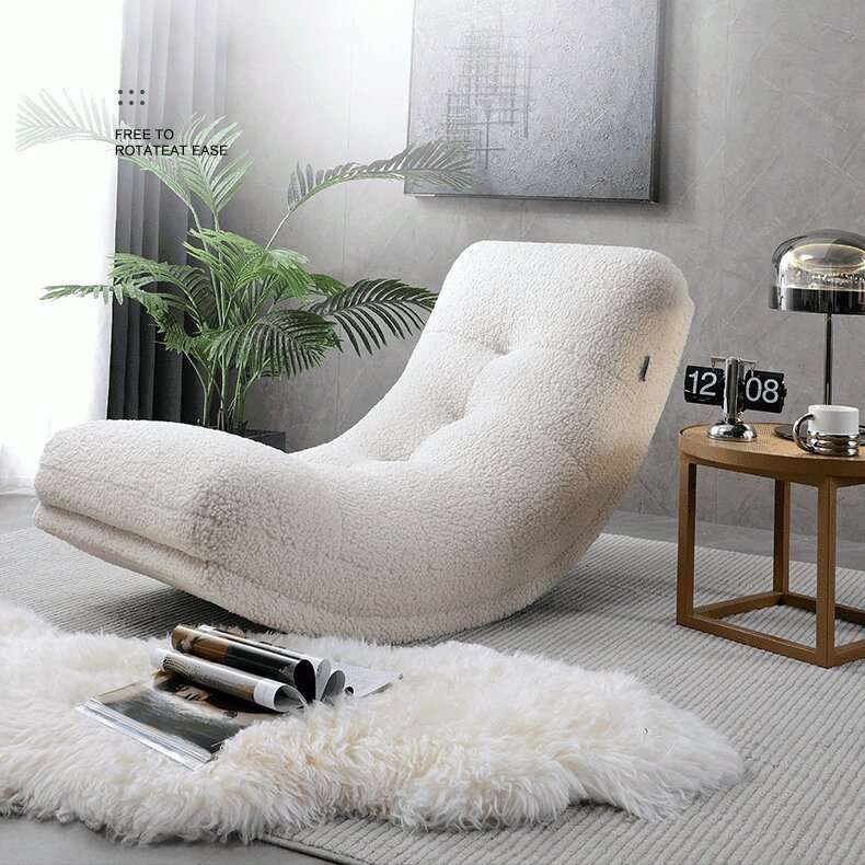 Ghế bập bênh thư giãn, ghế đọc sách, ghế decor CTIG135 Juno Sofa hiện đại KT 135 x 65 x 68cm