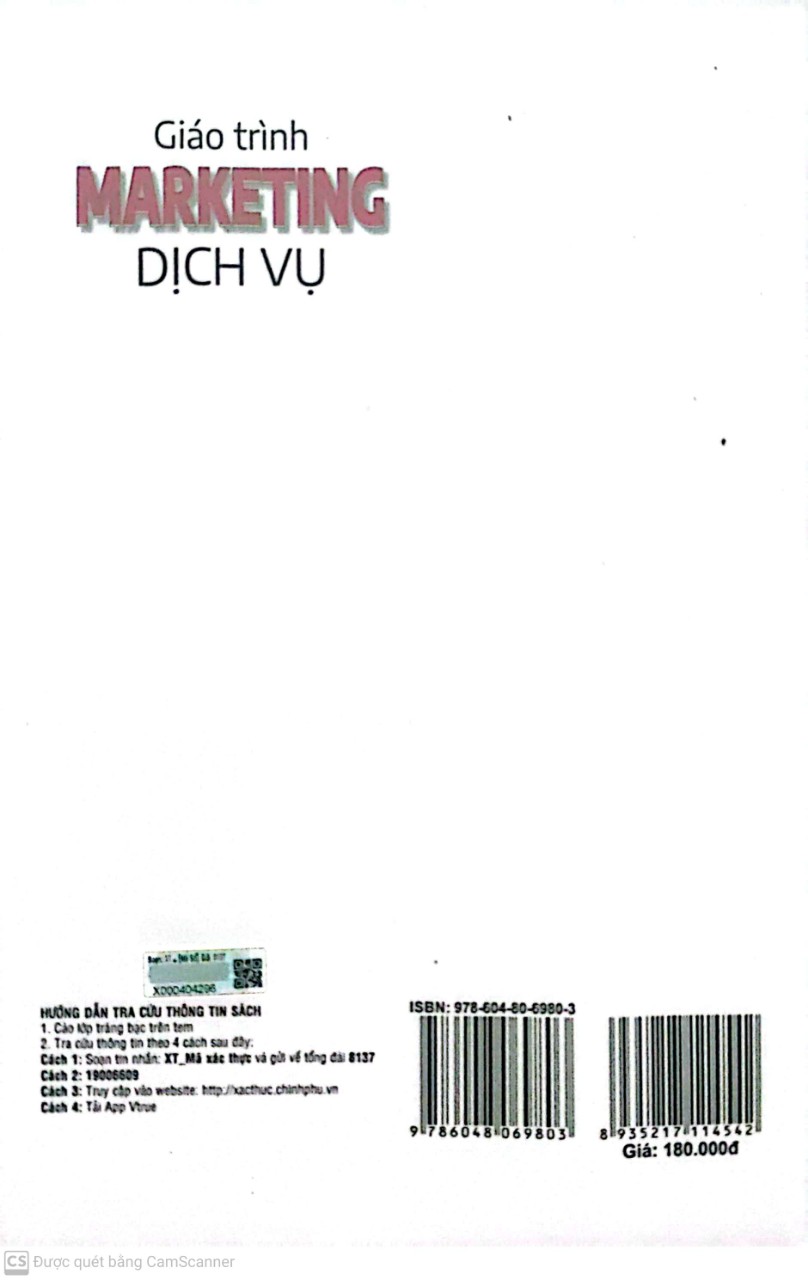 Giáo Trình Marketing Dịch Vụ